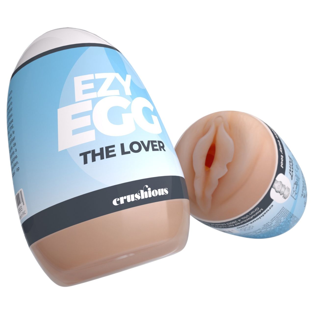Crushious Ezy Egg The Lover - maszturbátor tojás (testszínű)
