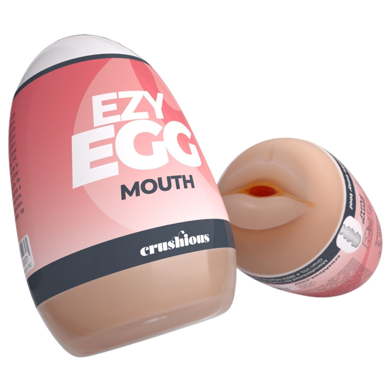 Crushious Ezy Egg Mouth - maszturbátor tojás (testszínű) Crushious Ezy Egg Mouth - maszturbátor tojás (testszínű)