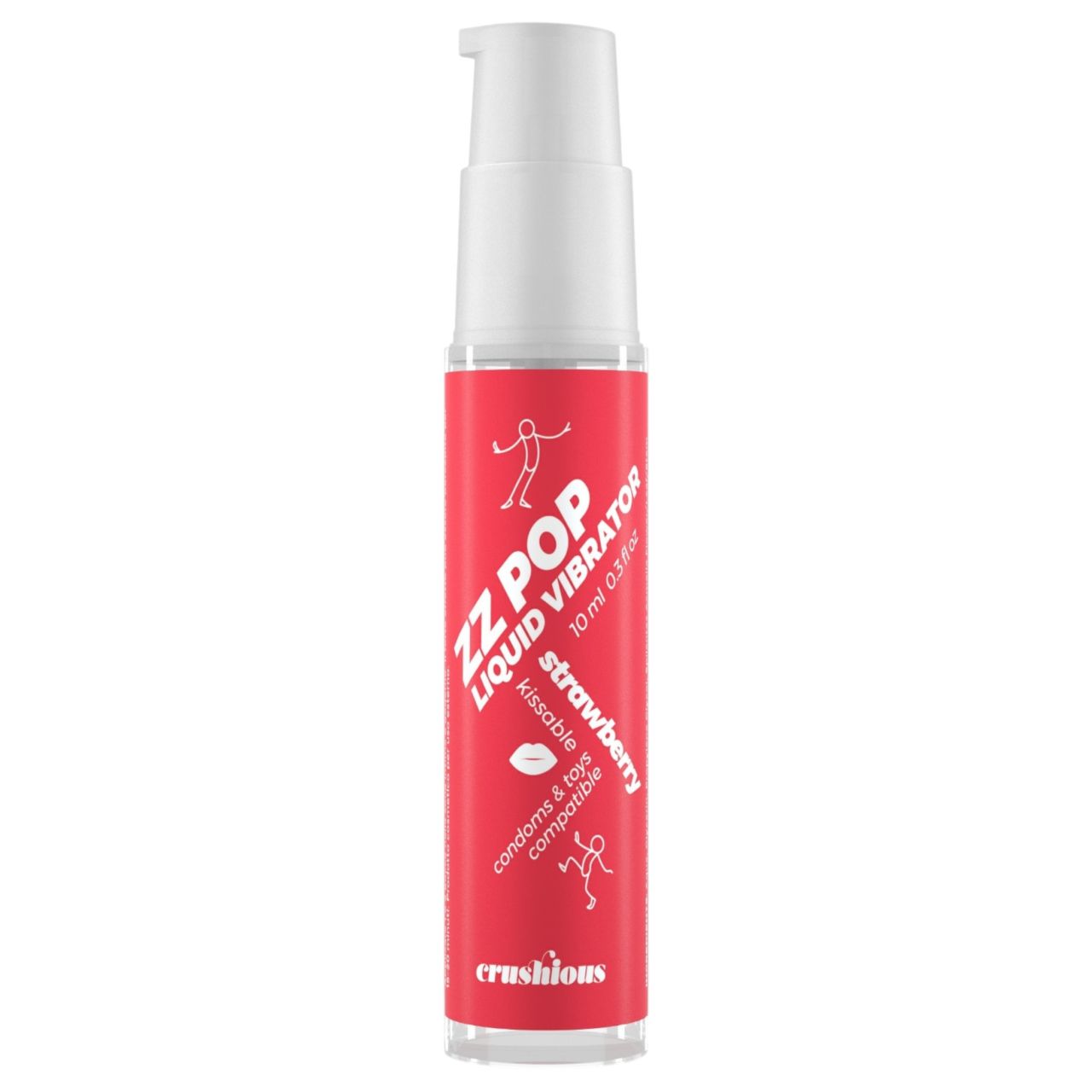 Crushious ZZ POP - ehető folyékony vibrátor, eper (10ml) Crushious ZZ POP - ehető folyékony vibrátor, eper (10ml)