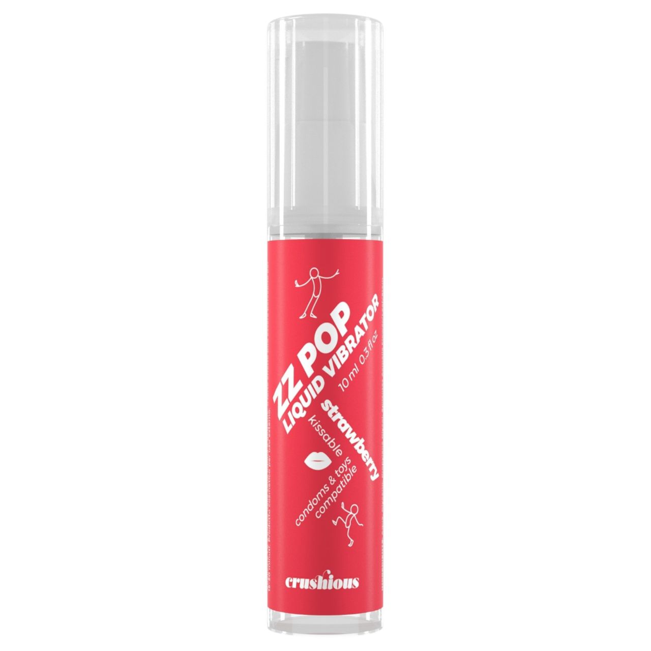 Crushious ZZ POP - ehető folyékony vibrátor, eper (10ml) Crushious ZZ POP - ehető folyékony vibrátor, eper (10ml)