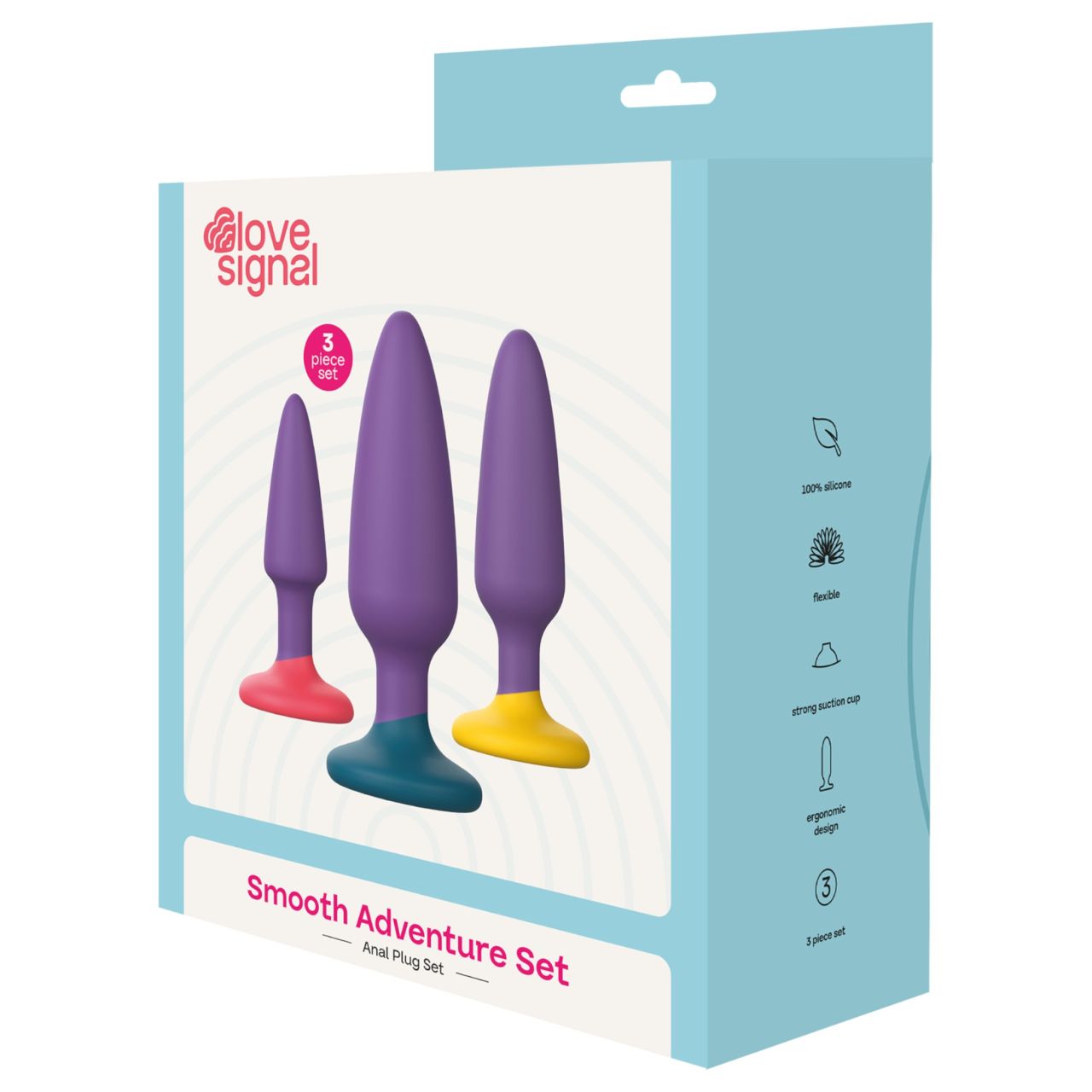 Dreamtoys Love Signal - anál plug szett (lila)