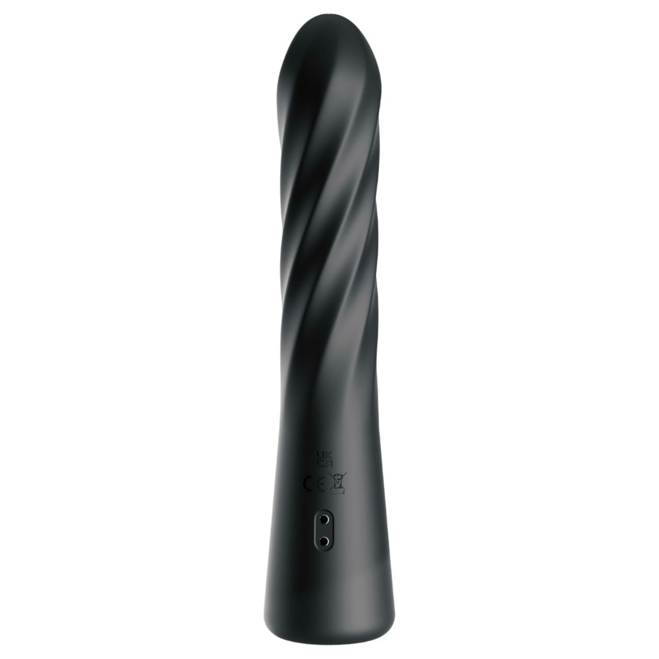 Anal Fantasy Twist Ecstasy - forgó-lökő anál vibrátor (fekete)