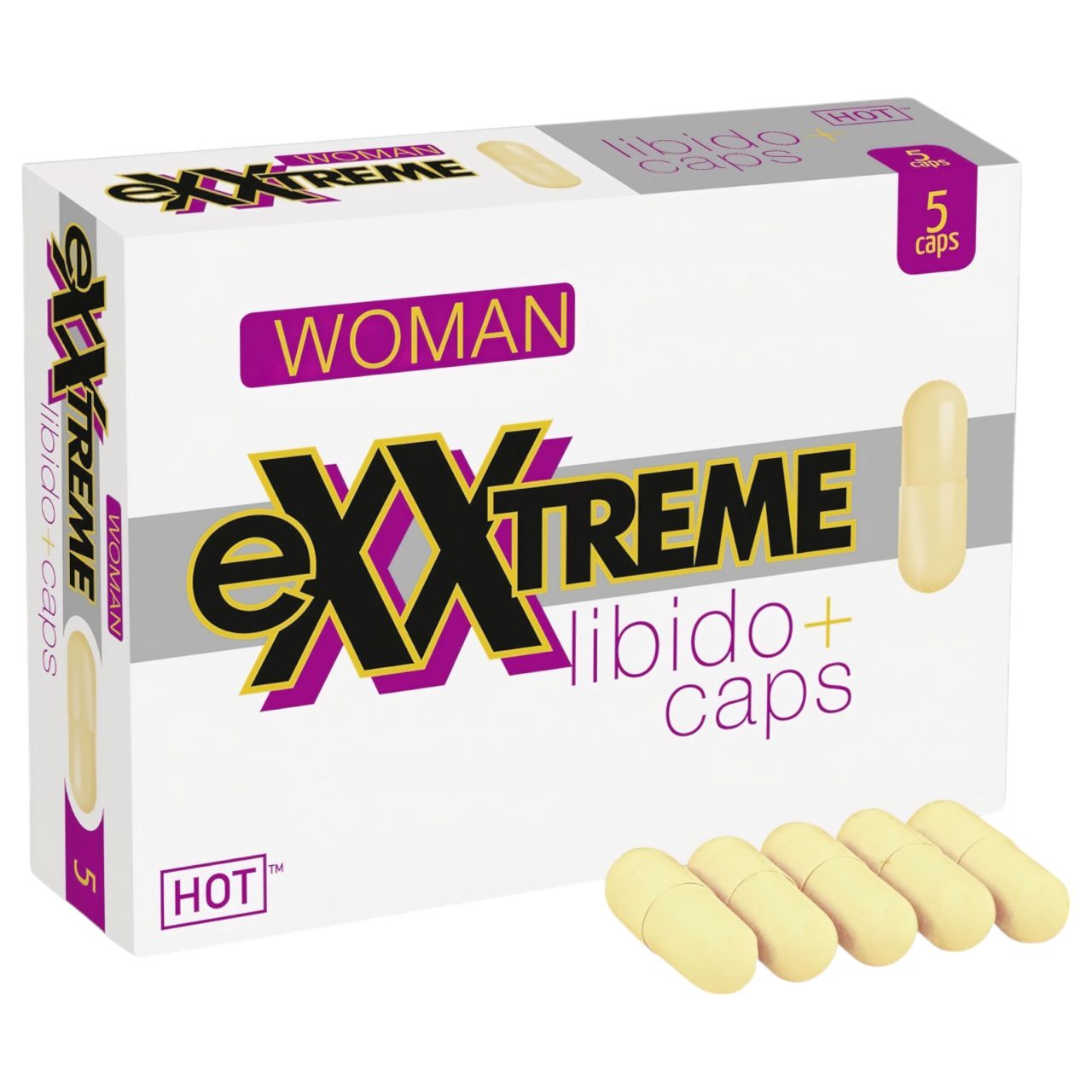 Hot exxtreme Libido étrend kiegészítő kapszula nőknek (5 db)