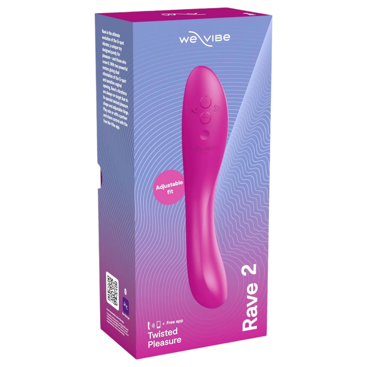 We-Vibe Rave 2 - App-vezérelt G-pont vibrátor (pink) We-Vibe Rave 2 - App-vezérelt G-pont vibrátor (pink)