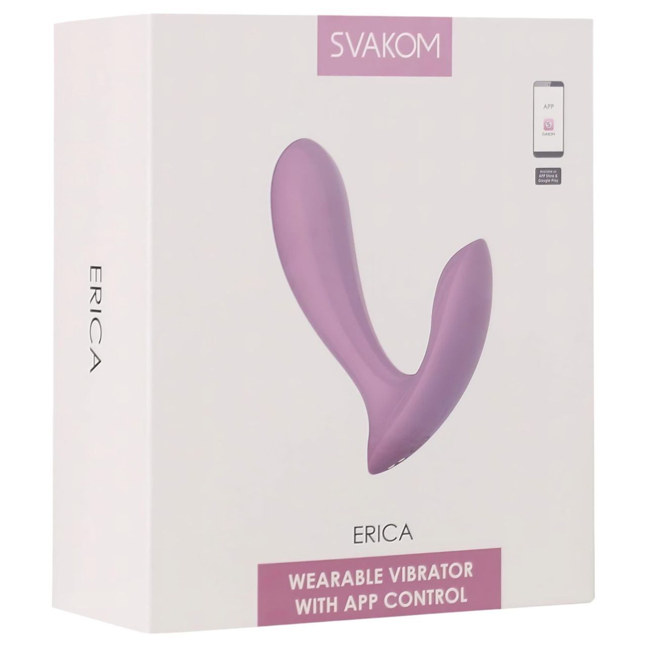 Svakom Erica - App-vezérelt felhelyezhető vibrátor (pink) Svakom Erica - App-vezérelt felhelyezhető vibrátor (pink)