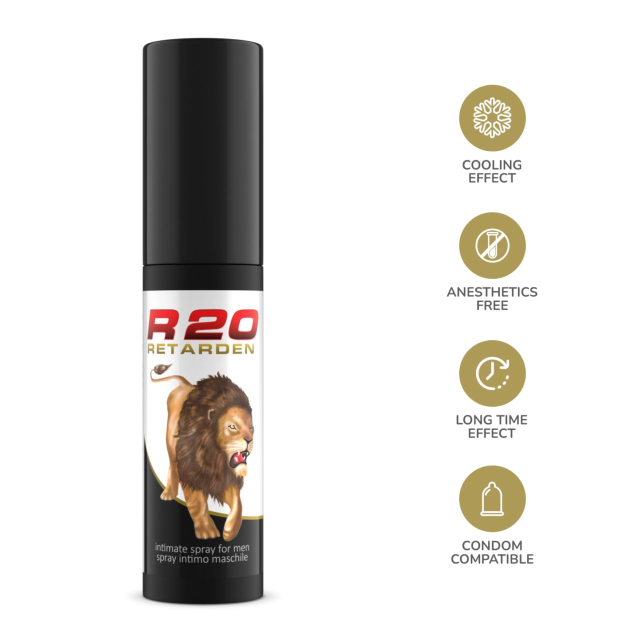 Intimateline R20 - hűsítő késleltető spray férfiaknak (20ml) Intimateline R20 - hűsítő késleltető spray férfiaknak (20ml)