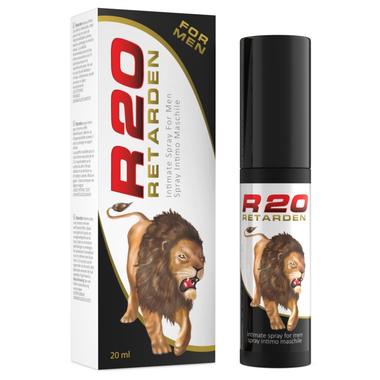 Intimateline R20 - hűsítő késleltető spray férfiaknak (20ml)