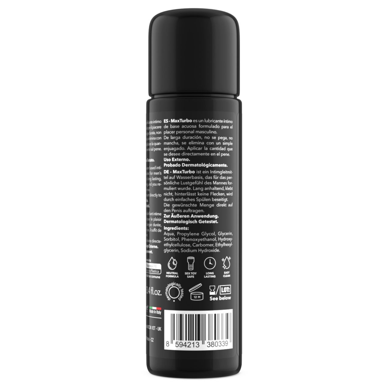 Intimateline MaxTurbo - vízbázisú síkosító férfiaknak (100ml) Intimateline MaxTurbo - vízbázisú síkosító férfiaknak (100ml)