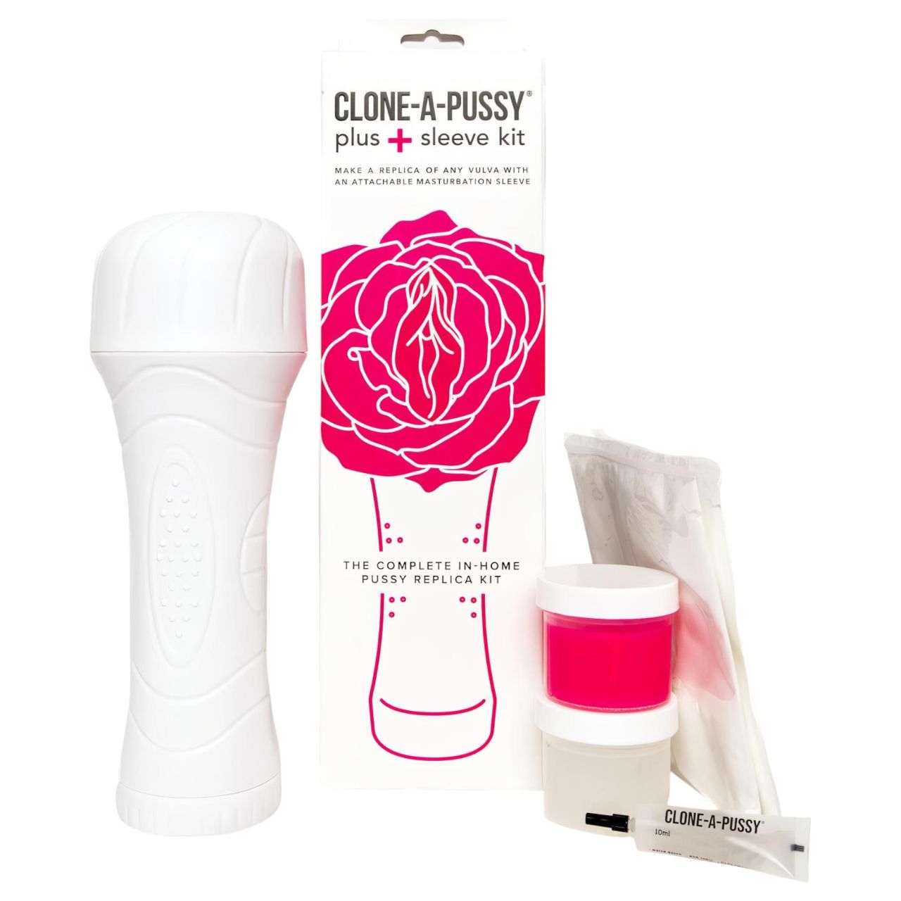 Clone-a-Pussy - puncimásoló és mandzsetta készlet (pink) Clone-a-Pussy - puncimásoló és mandzsetta készlet (pink)