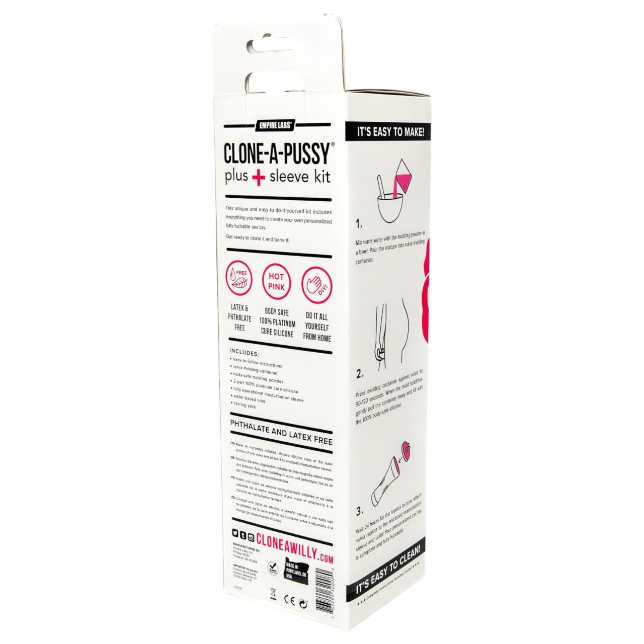 Clone-a-Pussy - puncimásoló és mandzsetta készlet (pink) Clone-a-Pussy - puncimásoló és mandzsetta készlet (pink)