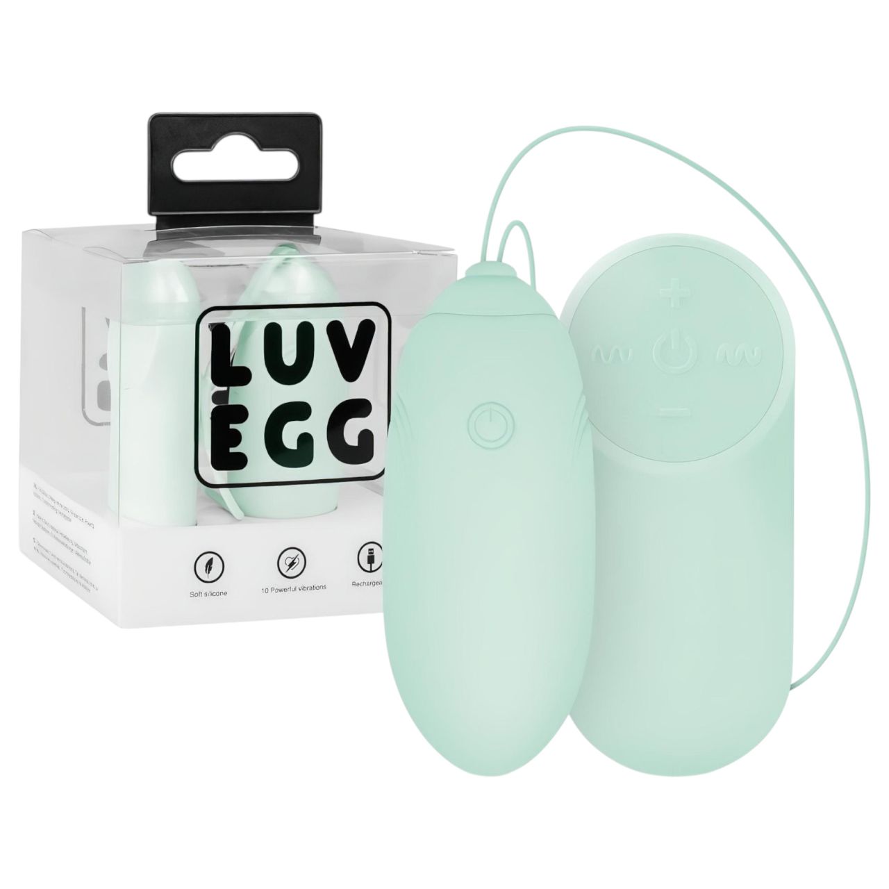 LUV EGG - hordható akkus, rádiós vibrációs tojás (zöld)