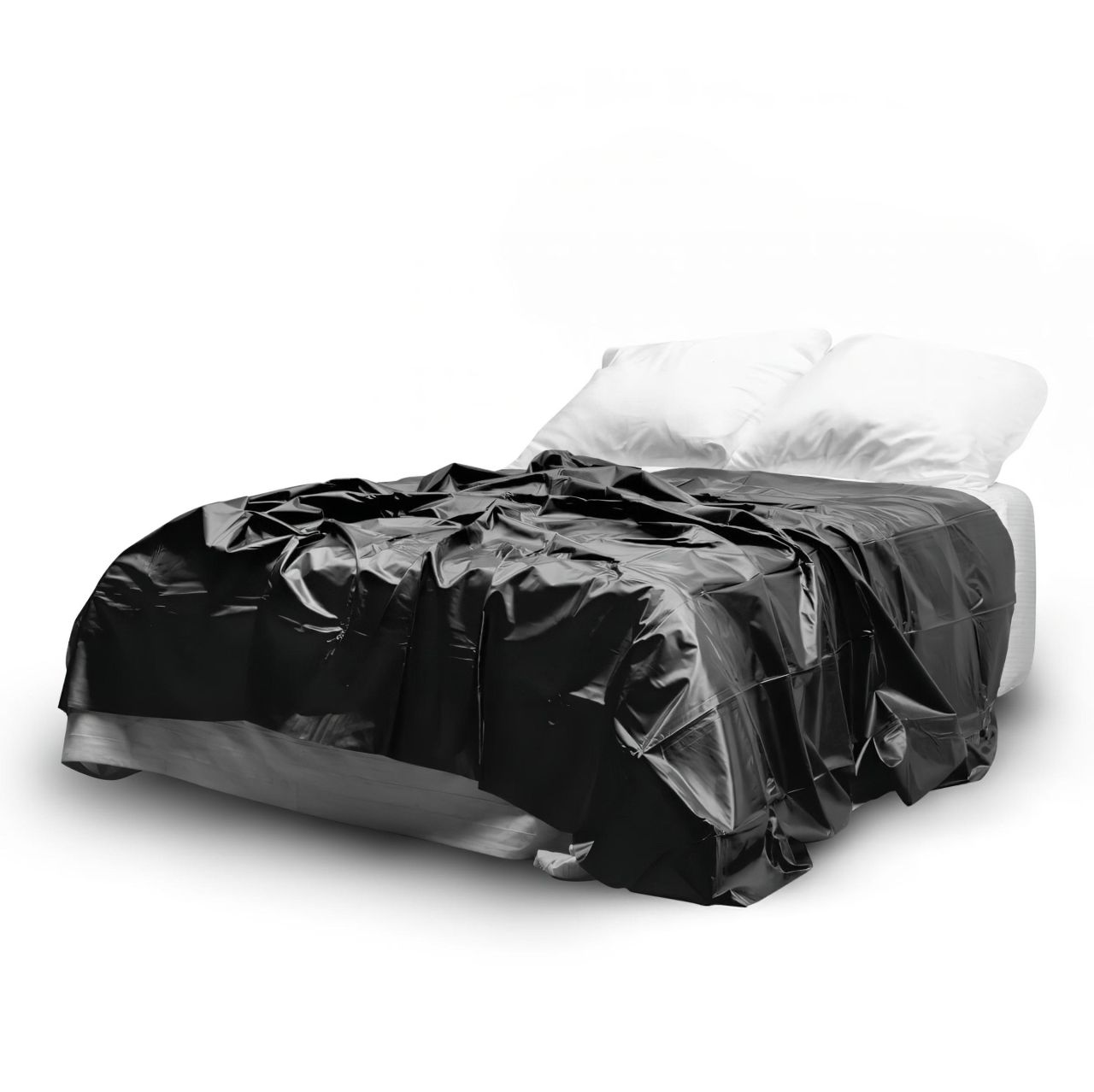 EasyToys - lakk lepedő - 180 × 230 cm (fekete)