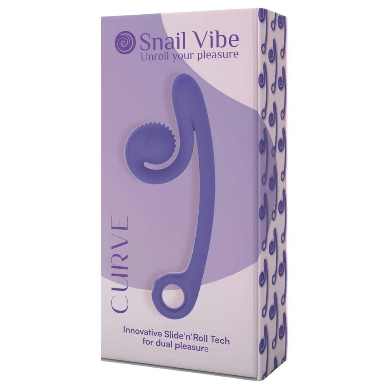 Snail Vibe Curve - 2in1 csiklóizgató vibrátor (lila) Snail Vibe Curve - 2in1 csiklóizgató vibrátor (lila)