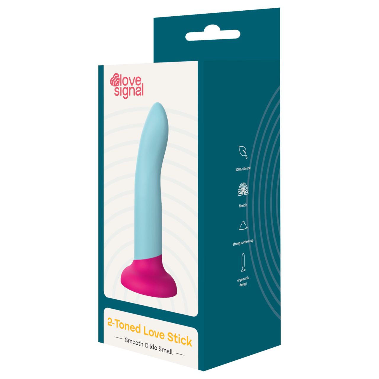 Dreamtoys Love Signal - kétszínű szilikon dildó kis (kék)