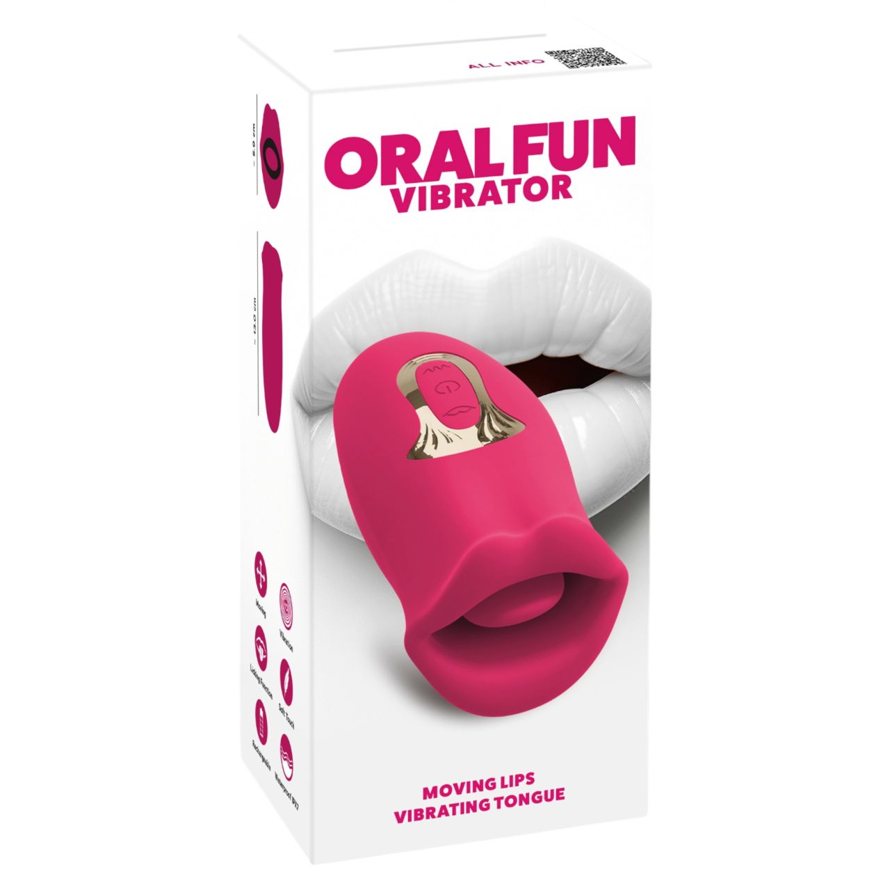 You2Toys - nyelves csikló vibrátor (pink)