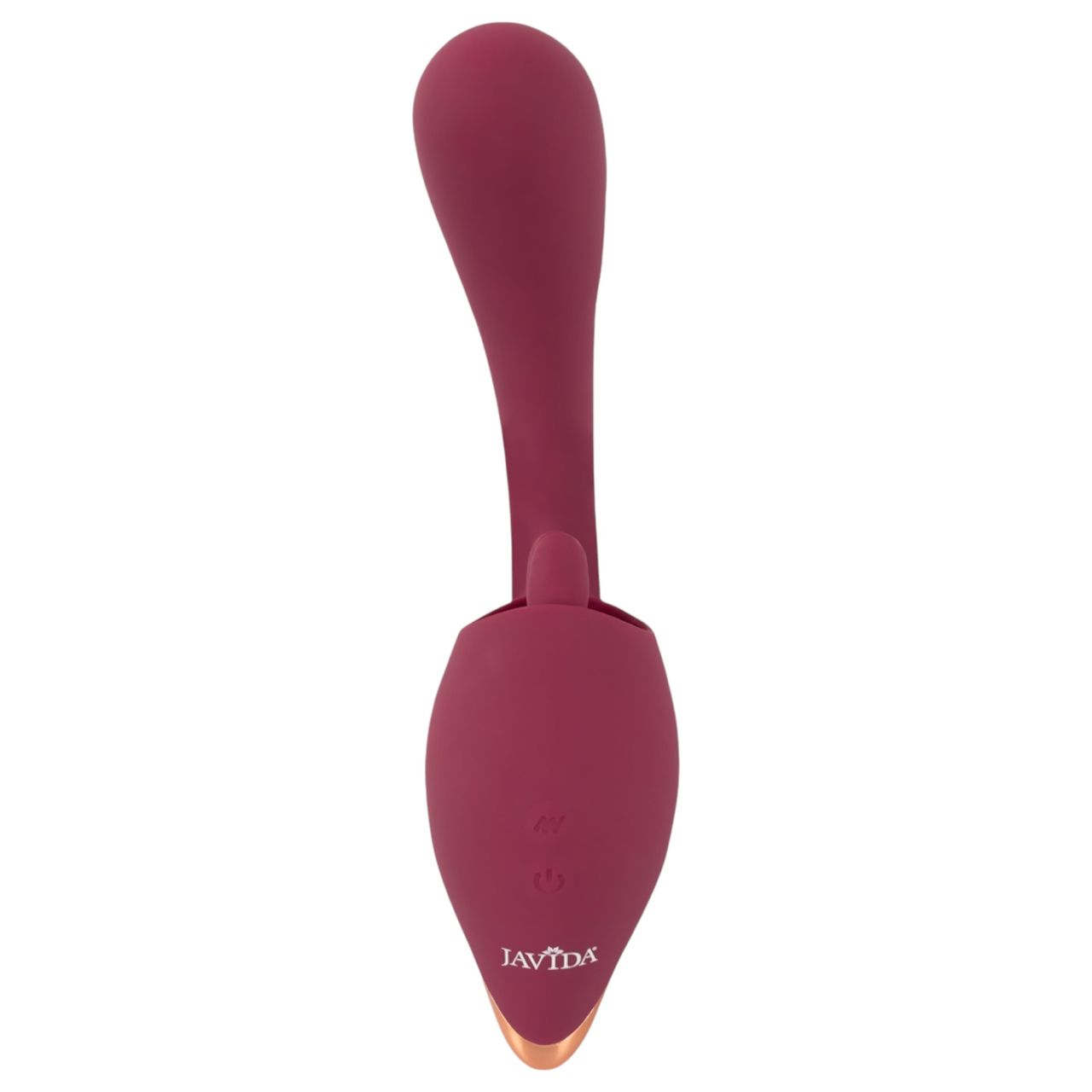 Javida - nyelves 2in1 vibrátor (piros) Javida - nyelves 2in1 vibrátor (piros)