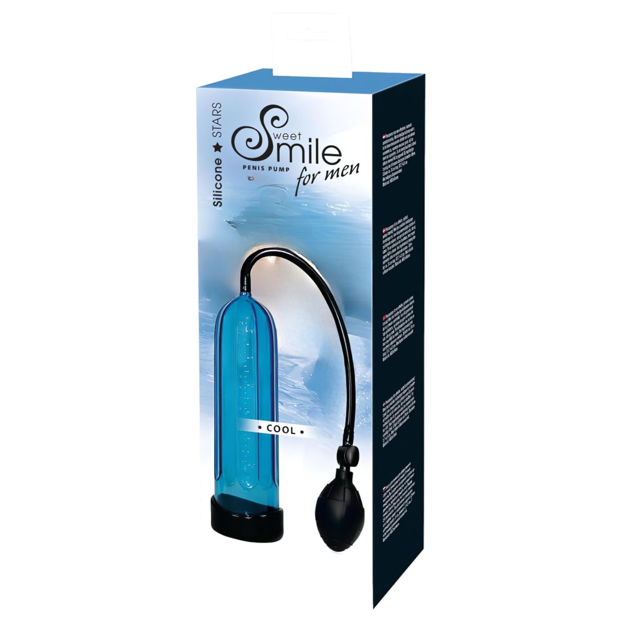 SMILE Cool - péniszpumpa (kék)