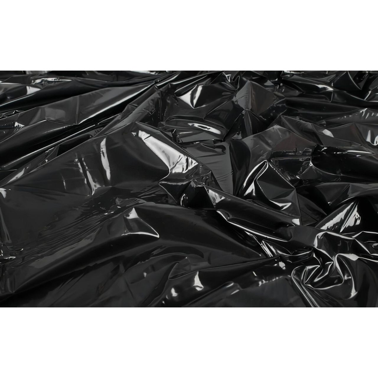Fetish - lakk lepedő - 200 × 230 cm (fekete)