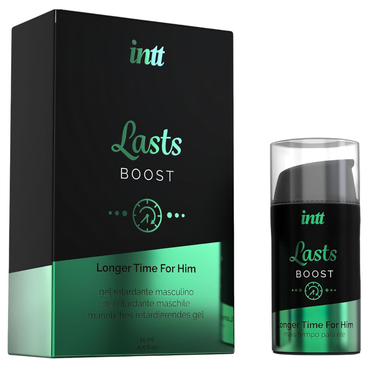 intt Lasts Boost - késleltető és erekciónövelő spray (15ml)