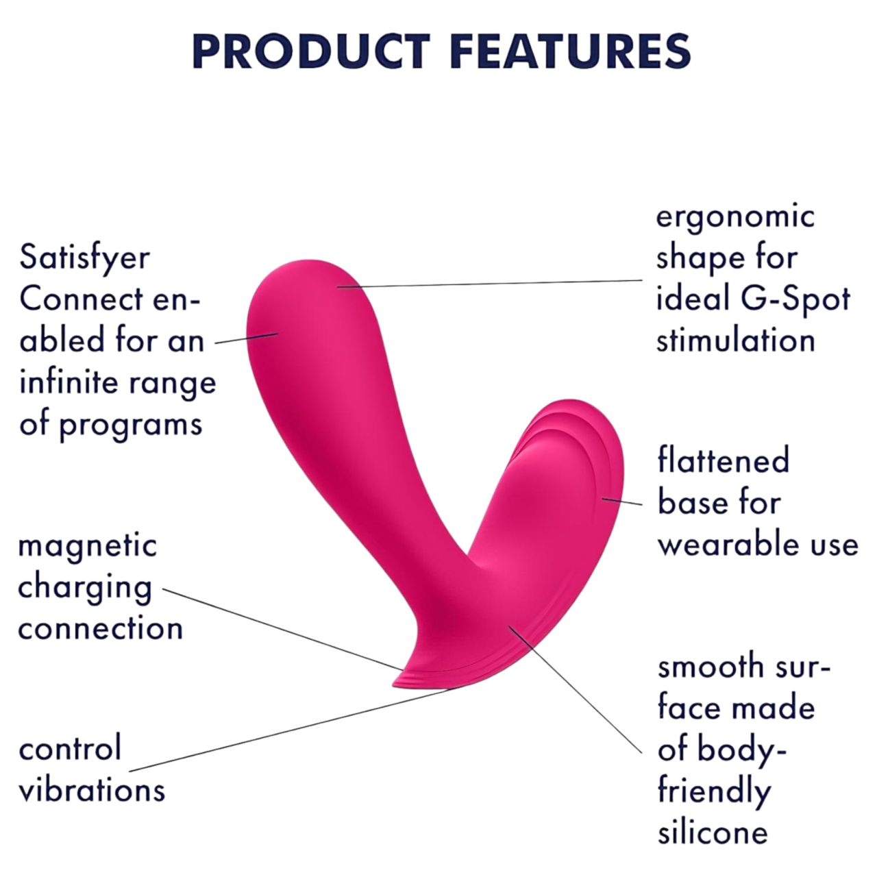 Satisfyer Top Secret - App-vezérelt vibrátor (pink) Satisfyer Top Secret - App-vezérelt vibrátor (pink)