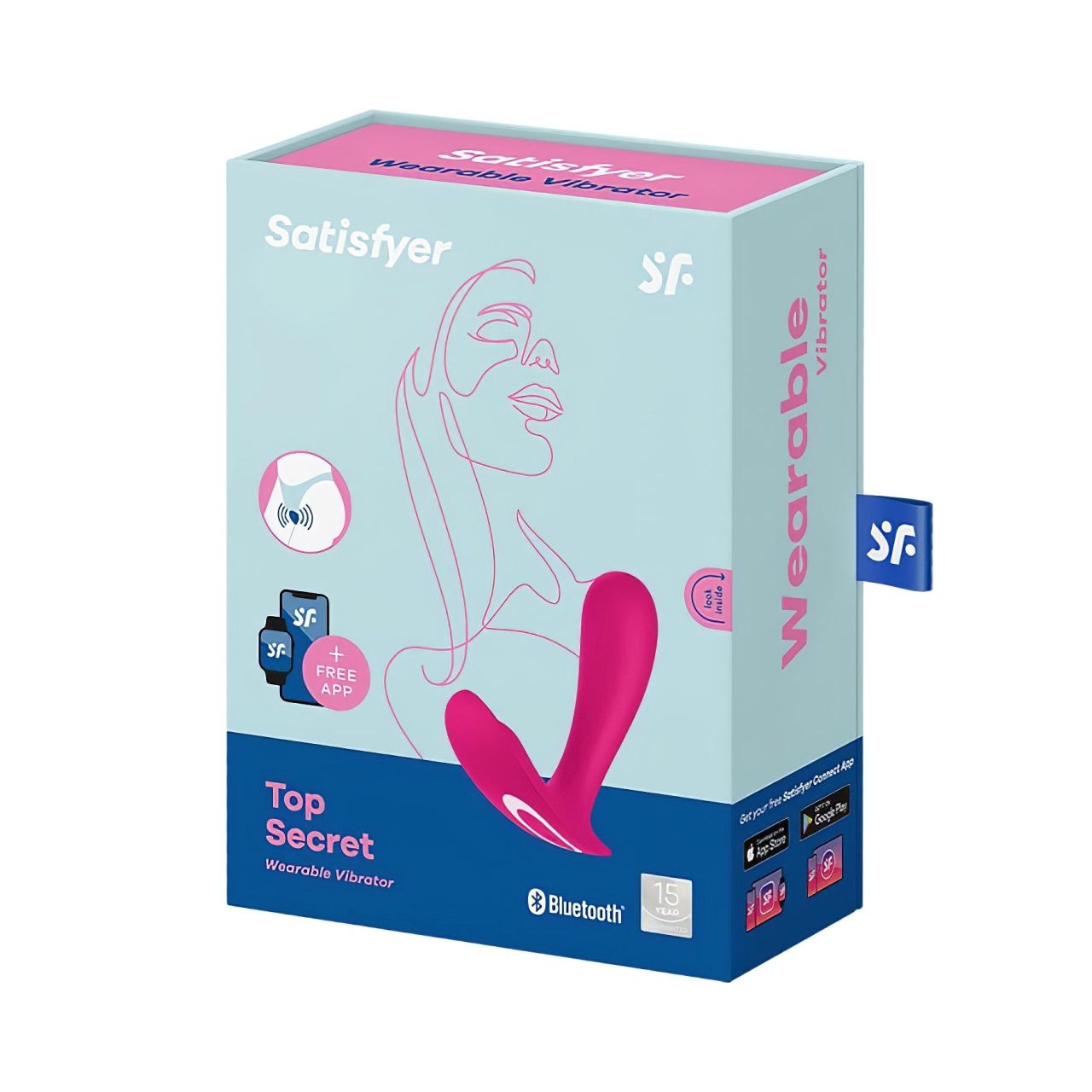 Satisfyer Top Secret - App-vezérelt vibrátor (pink) Satisfyer Top Secret - App-vezérelt vibrátor (pink)