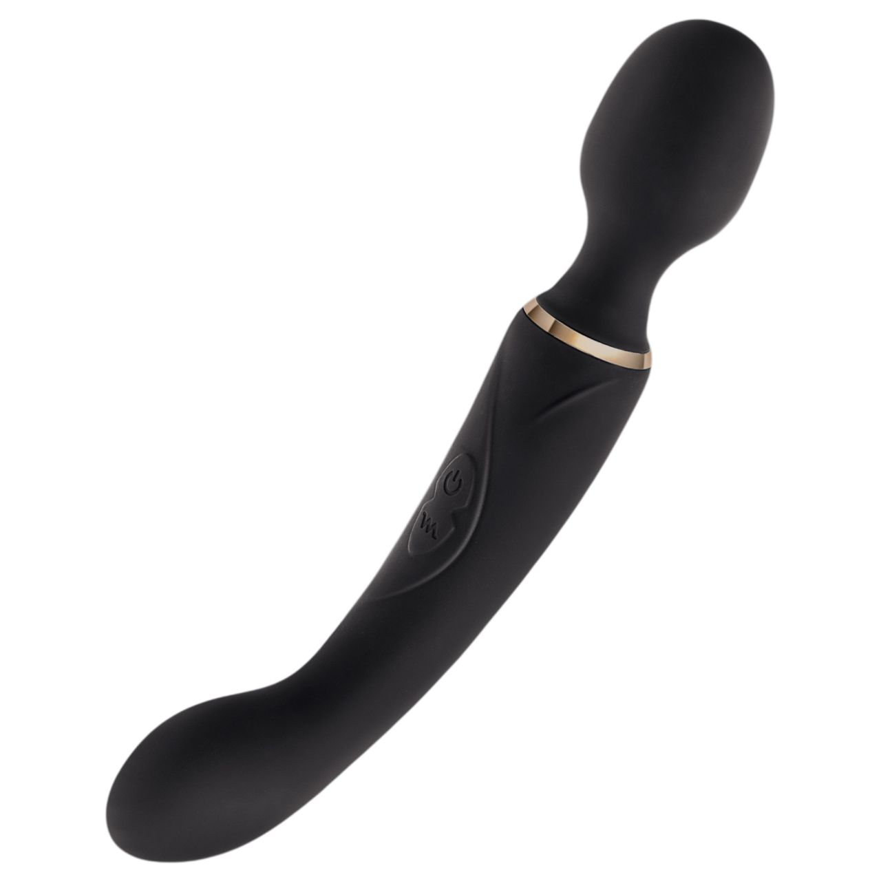 Blush Lush - 2 az 1-ben wand és G-pont vibrátor (fekete) Blush Lush - 2 az 1-ben wand és G-pont vibrátor (fekete)