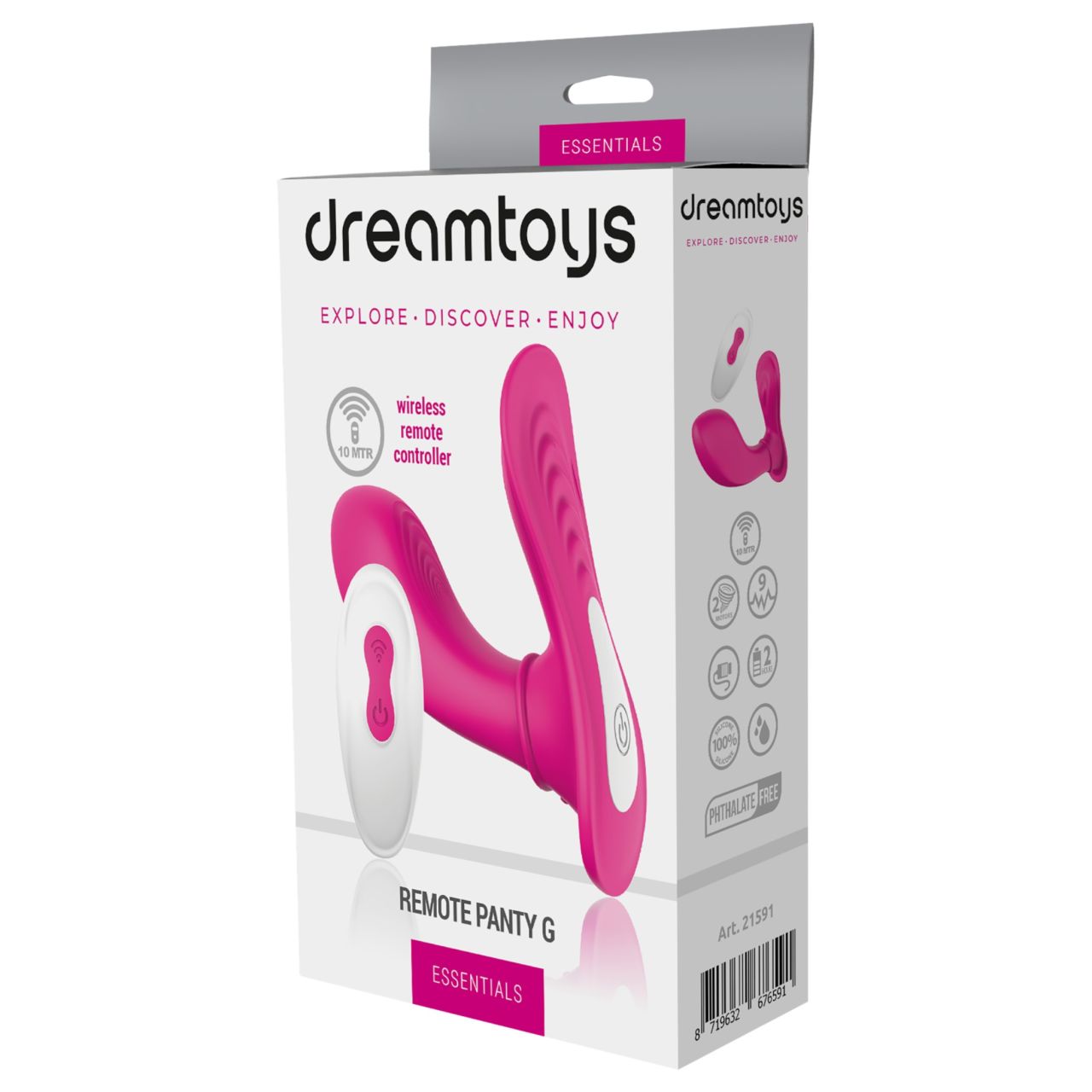 Dreamtoys Essentials - G-pont izgató bugyi vibrátor (magenta) Dreamtoys Essentials - G-pont izgató bugyi vibrátor (magenta)
