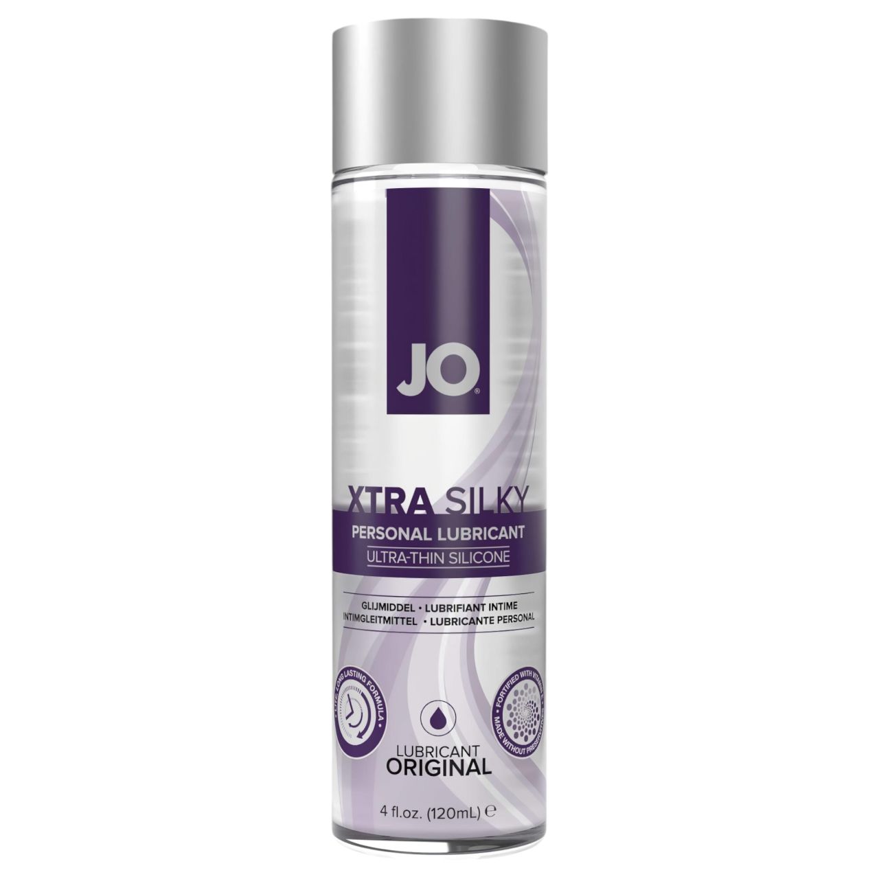 System JO Xtra Silky - szilikonos síkosító E-Vitaminnal (120 ml)