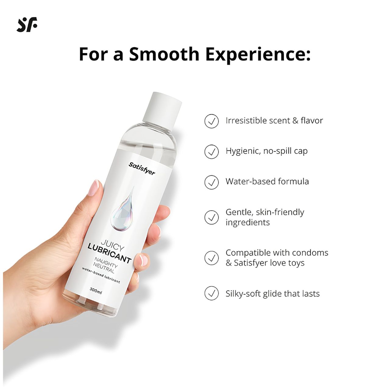 Satisfyer - szenzitív vízbázisú síkosító (300 ml) Satisfyer - szenzitív vízbázisú síkosító (300 ml)