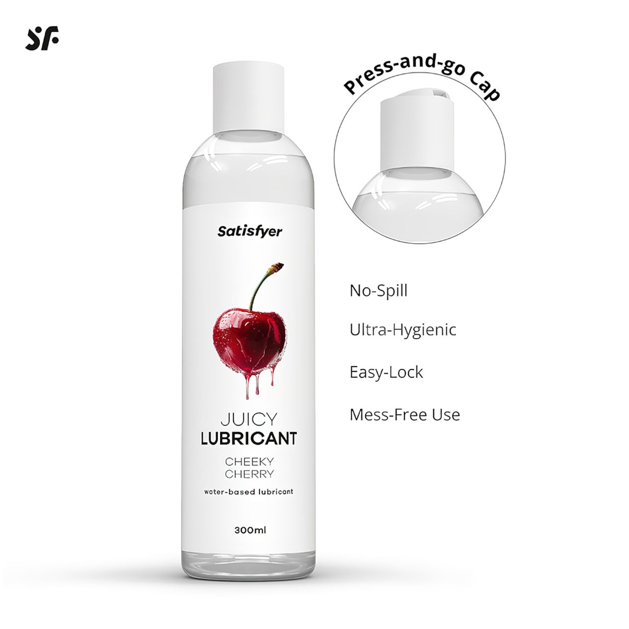 Satisfyer - ízesített síkosító - cseresznye (300 ml) Satisfyer - ízesített síkosító - cseresznye (300 ml)