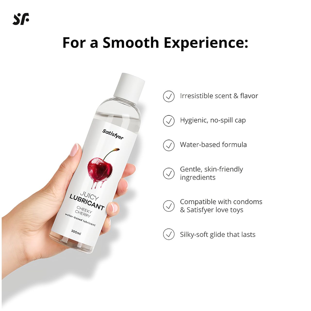 Satisfyer - ízesített síkosító - cseresznye (300 ml) Satisfyer - ízesített síkosító - cseresznye (300 ml)