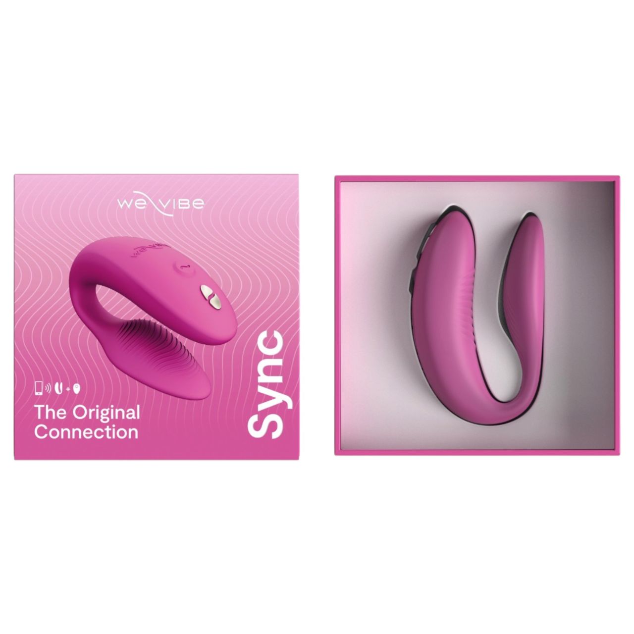 We-Vibe Sync - App- és távirányítós párvibrátor (pink) We-Vibe Sync - App- és távirányítós párvibrátor (pink)
