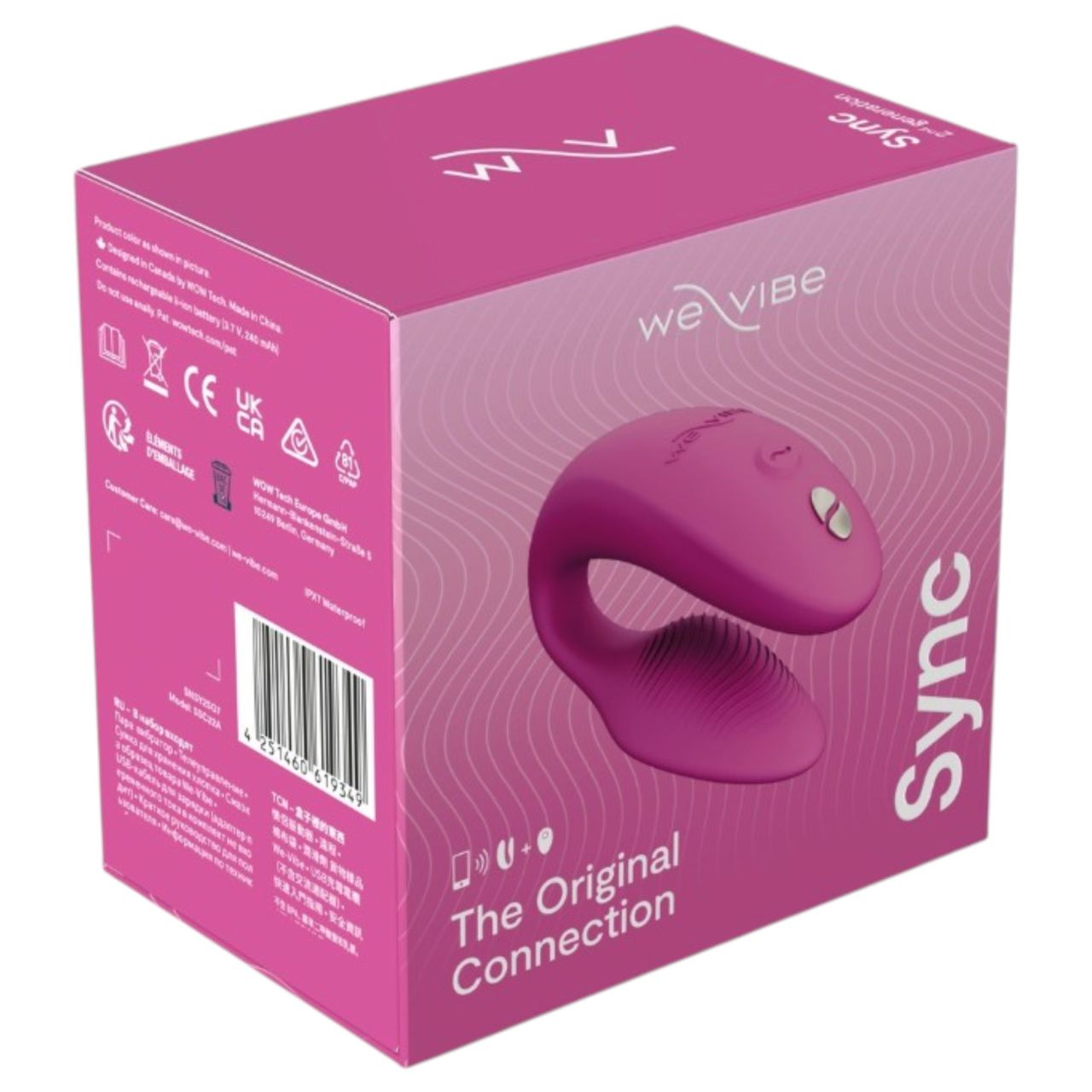We-Vibe Sync - App- és távirányítós párvibrátor (pink) We-Vibe Sync - App- és távirányítós párvibrátor (pink)