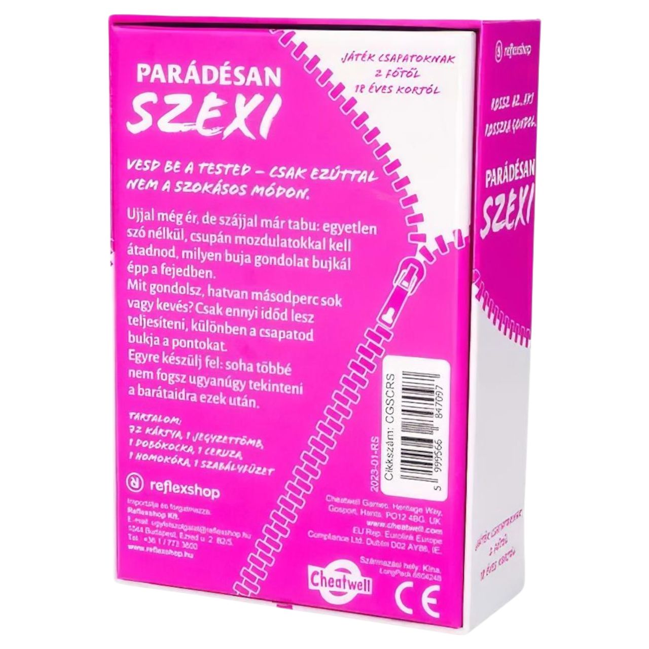 Parádésan Szexi - erotikus társasjáték