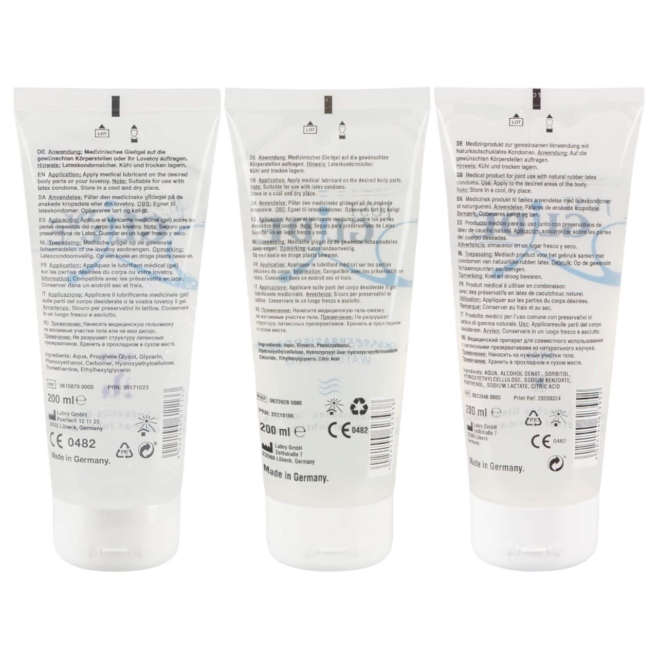 Just Glide síkosító szett (3 × 200 ml) Just Glide síkosító szett (3 × 200 ml)
