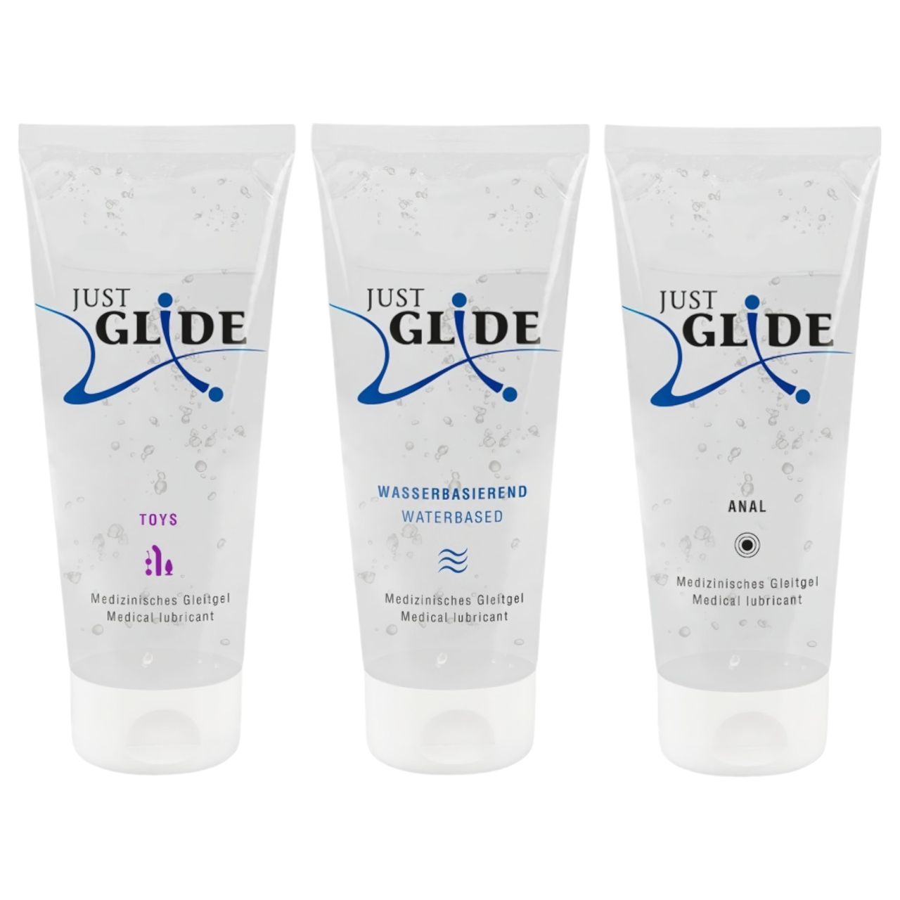 Just Glide síkosító szett (3 × 200 ml)