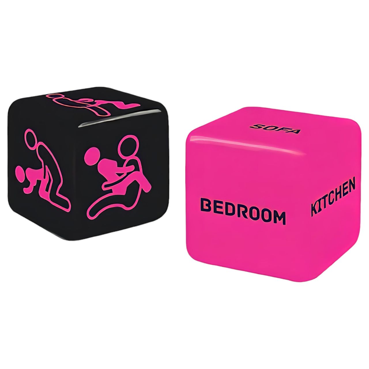 Szex dobókocka ajtóakasztóval szett (fekete-pink) Szex dobókocka ajtóakasztóval szett (fekete-pink)
