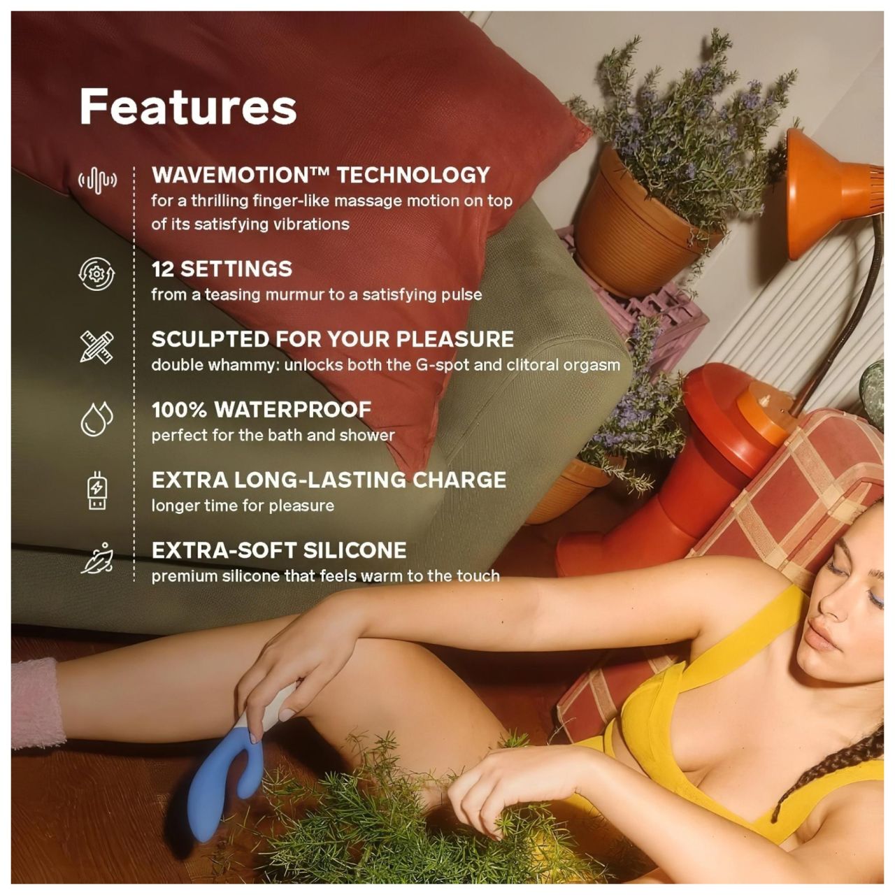 LELO Ina Wave 2 - akkus, vízálló vibrátor (lila)