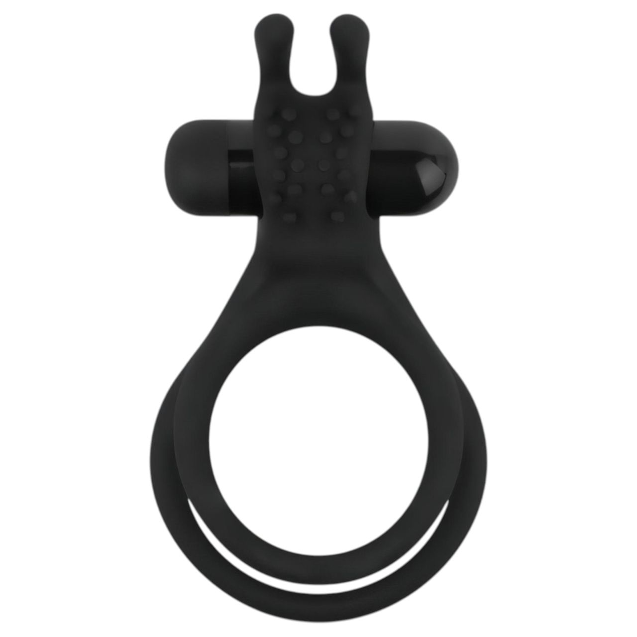 EasyToys Share Ring - vibrációs pénisz- és heregyűrű (fekete) EasyToys Share Ring - vibrációs pénisz- és heregyűrű (fekete)
