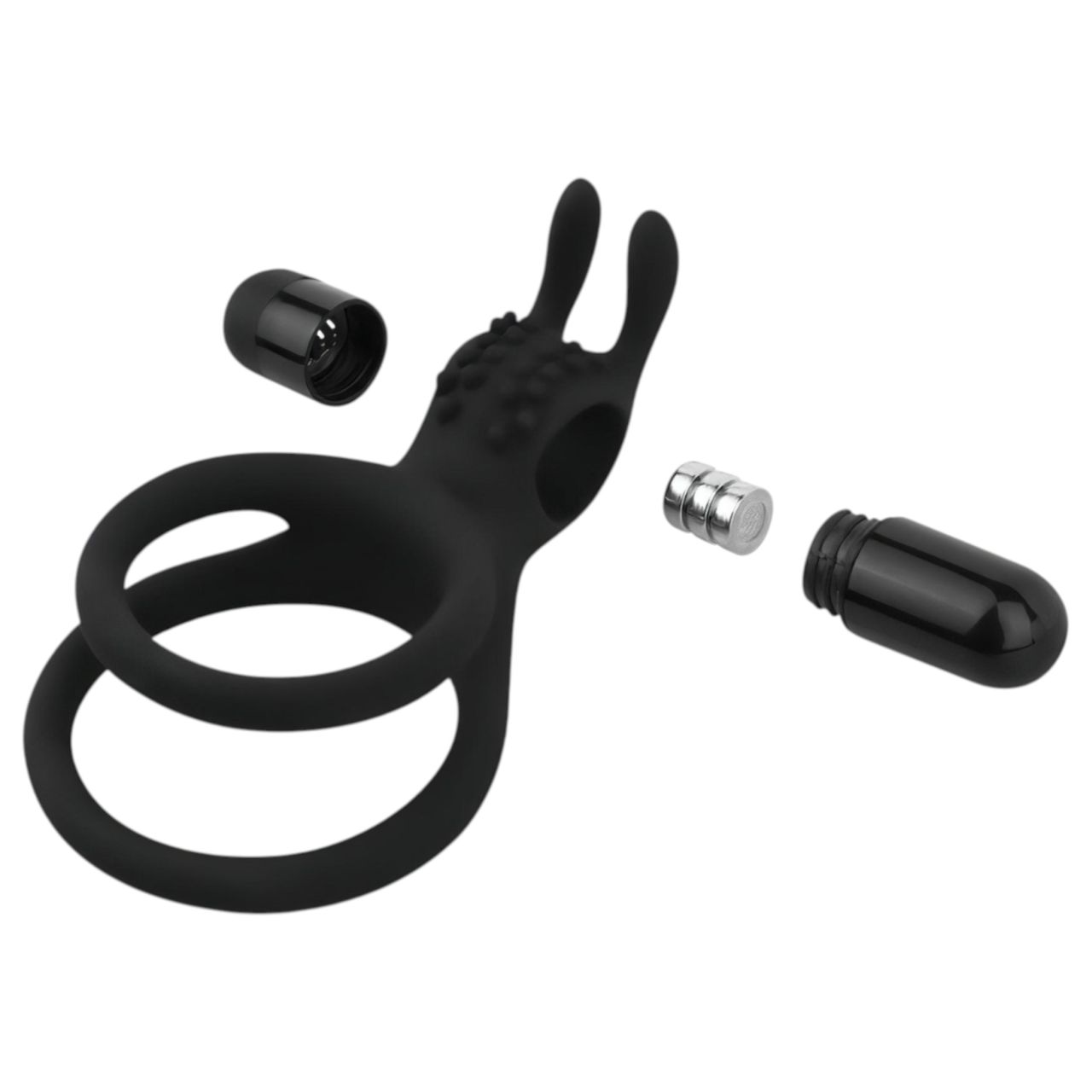 EasyToys Share Ring - vibrációs pénisz- és heregyűrű (fekete) EasyToys Share Ring - vibrációs pénisz- és heregyűrű (fekete)