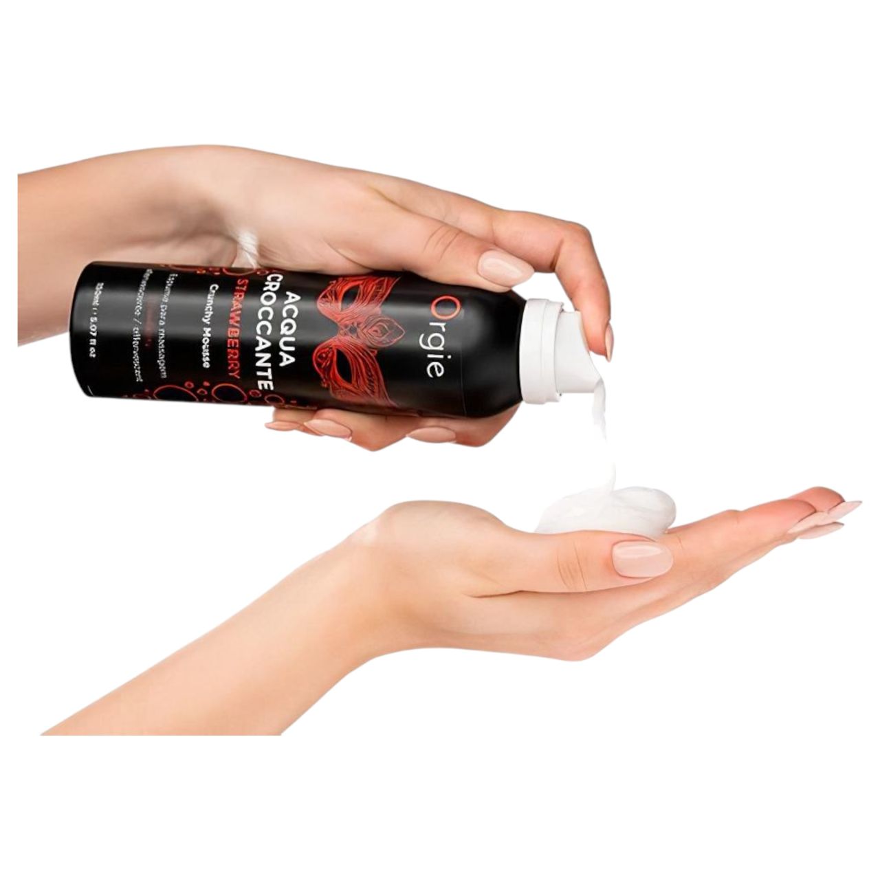 Orgie Acqua Croccante - masszázshab - eper (150 ml)