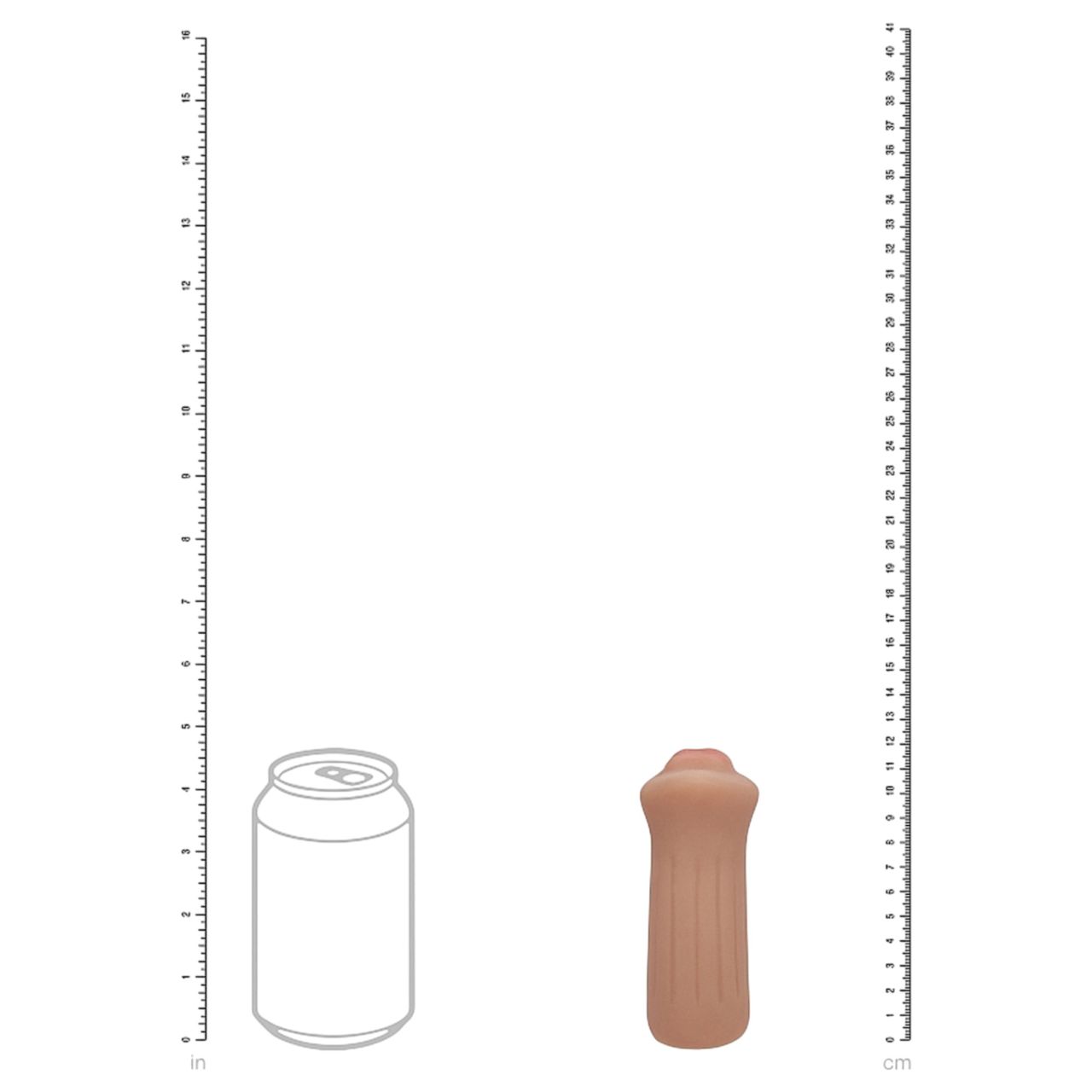 XKIN - műszáj maszturbátor - S (sötét testszínű) XKIN - műszáj maszturbátor - S (sötét testszínű)
