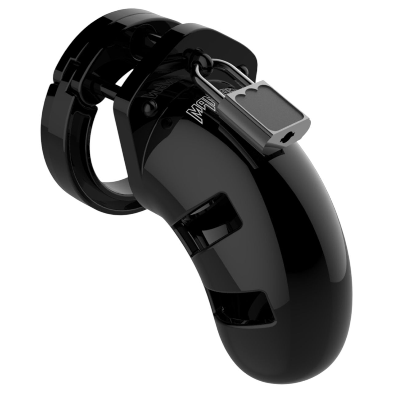 ManCage - Model 13 péniszketrec (fekete) - 6,5 cm