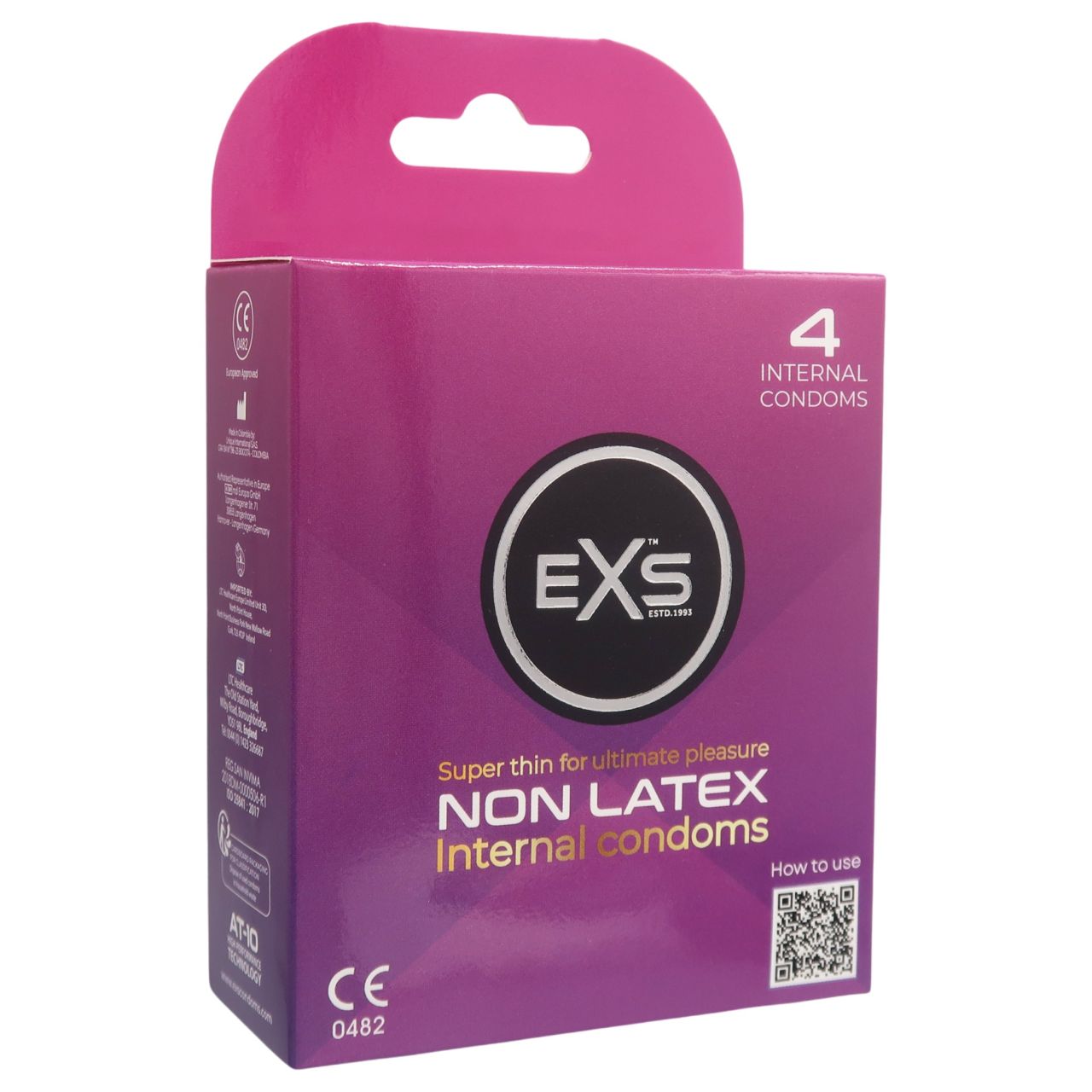 EXS Internal Condom - latexmentes női óvszer (4 db)