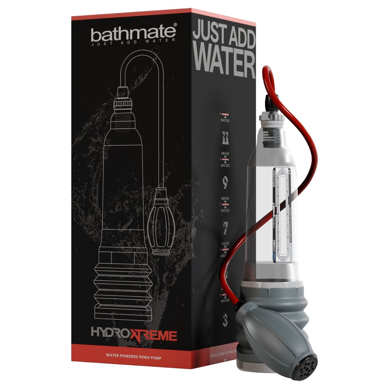 Bathmate HydroXtreme 7 - hidropumpa, kiegészítők nélkül (átlátszó)