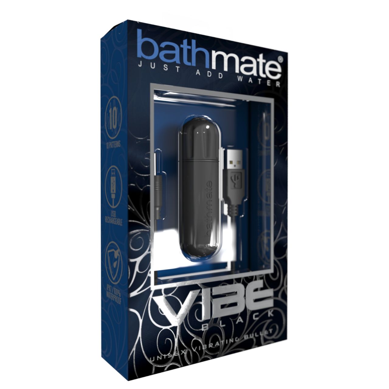 Bathmate Vibe - akkus vibrációs tojás (fekete)