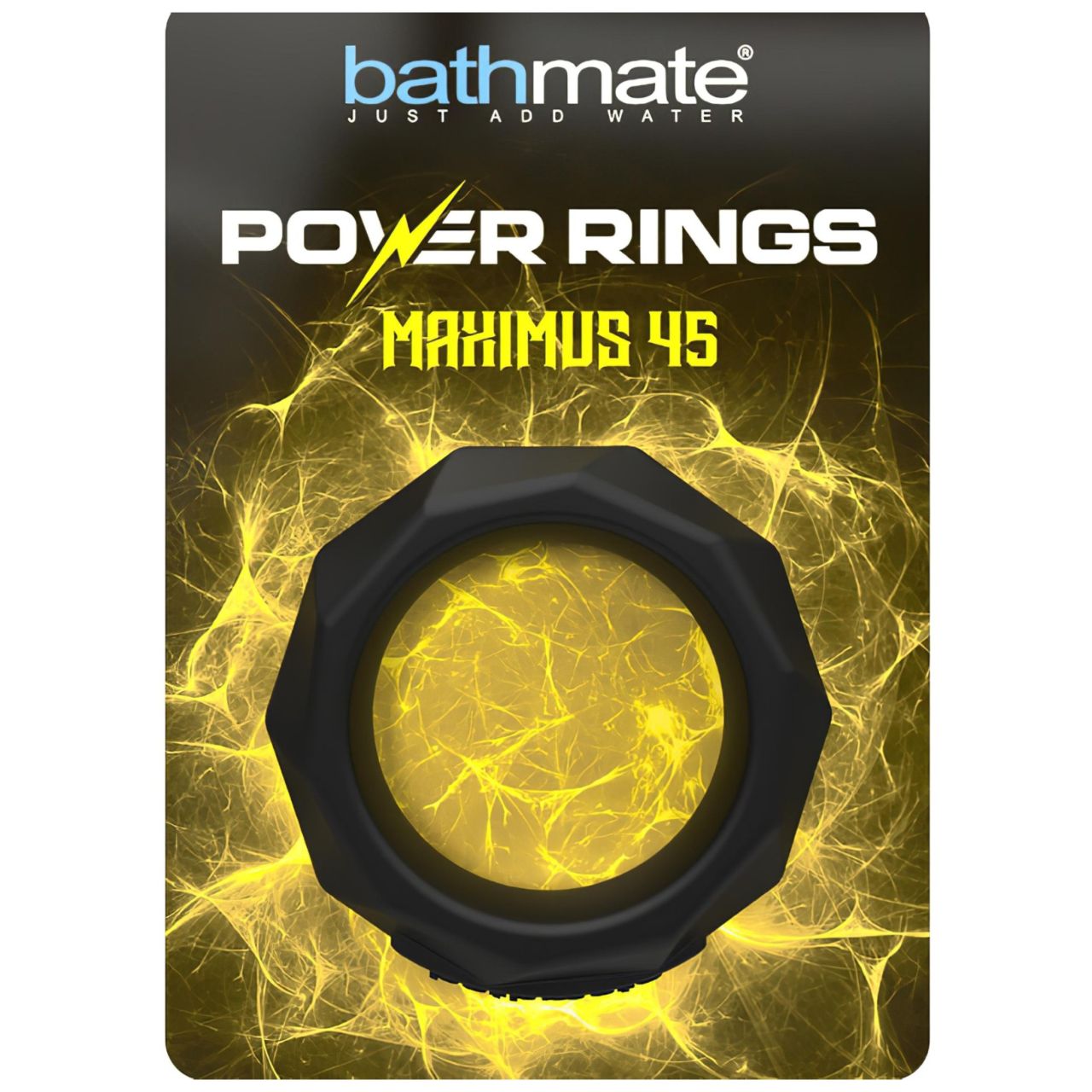Bathmate Maximus 45 - szilikon péniszgyűrű (fekete)