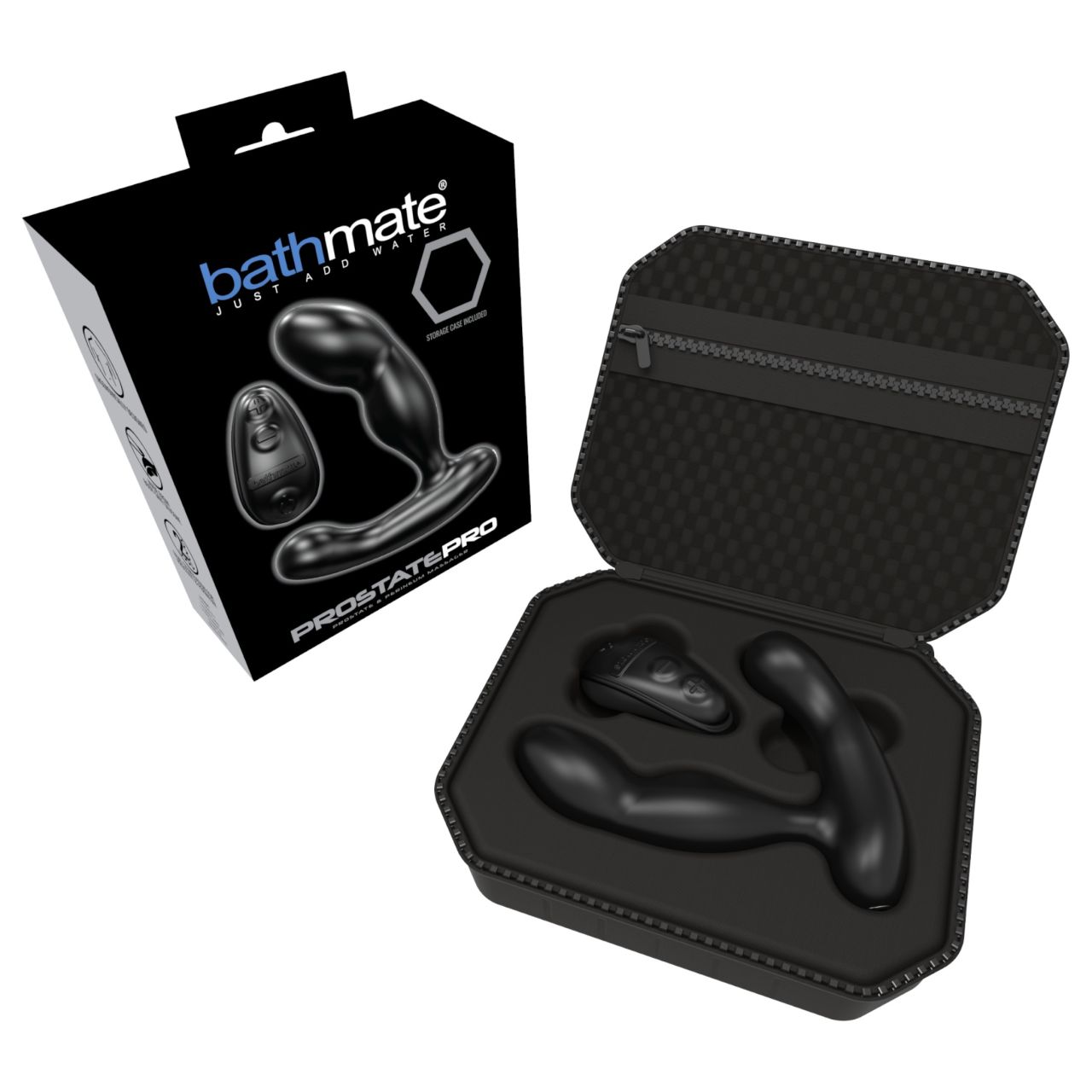 Bathmate Prostate Pro - akkus prosztata vibrátor (ezüst)