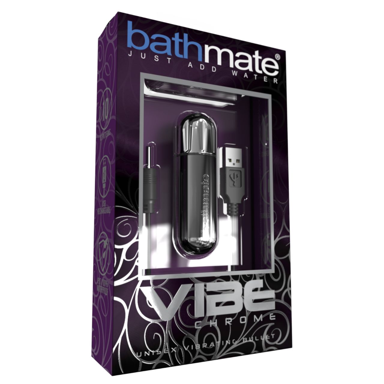 Bathmate Vibe - akkus vibrációs tojás (ezüst)