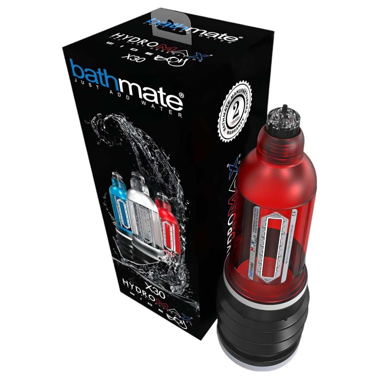 Bathmate Hydromax 7 Wide - Hydropumpa (piros) Bathmate Hydromax 7 Wide - Hydropumpa (piros)